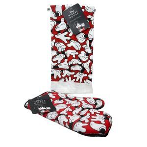 Mickey Mouse Magic Hands Oven Mitt and Kitchen Towel - NWT